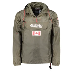 Canadian Peak BUTANEAK Homme - Veste Coupe-Vent Printemps Kaki