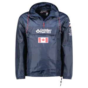 Canadian Peak BUTANEAK Homme - Veste Coupe-Vent Printemps Marine