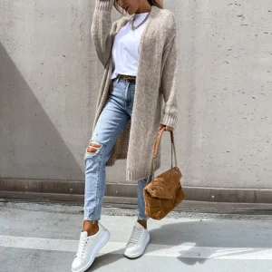 Léa - Cardigan Tricot Confort Luxe Femme