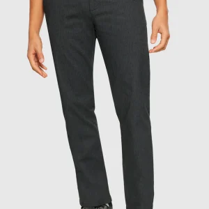 Chino chuck regular flannel herringbone - Knowledge cotton apparel
