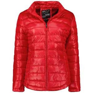 Canadian Peak Colombiana Basic Femme -  Parka Coupe Vent Automne Hiver  Rouge