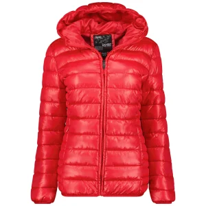 Canadian Peak Colombiana Hood Femme - Doudoune Légère à Capuche ROUGE