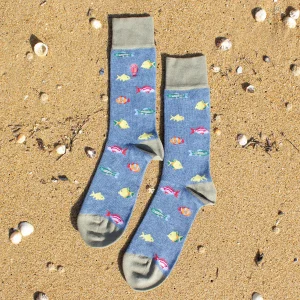 Chaussettes à Motif Poissons « Christine »