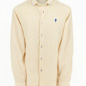 Chemise Rayée en Lin