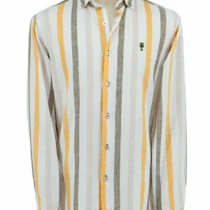 Chemise Rayée en Lin