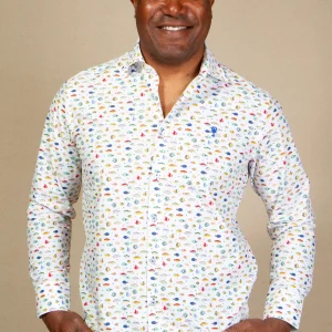 Chemise à motif « Poisson »