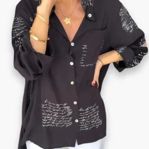 Chemise ample originale femme | Décontracté