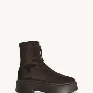 Zipped Boot I in Suede