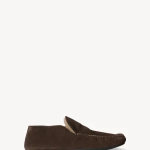 Leo Loafer in Suede and Shearling