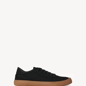 Canvas Sneaker in Viscose and Linen