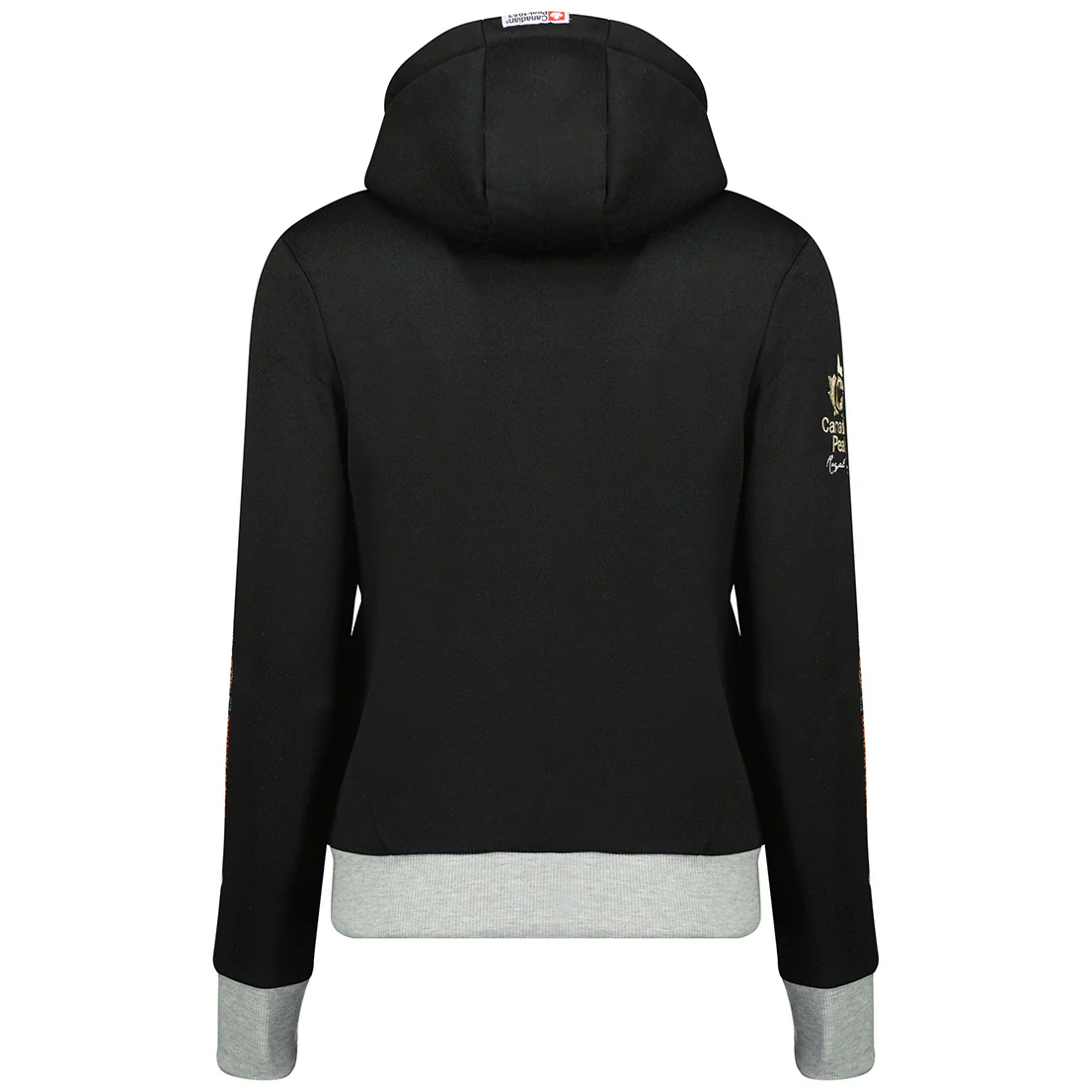 Canadian Peak Face Femme - Sweat à Capuche Avec Capuche et Chaude NOIR – Image 3