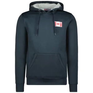 Canadian Peak FONDEAK Homme - Sweat à Capuche avec Impression Marine