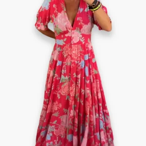 Robe Boho Maxi Croisée Pour Femme | Fluide Et Confortable