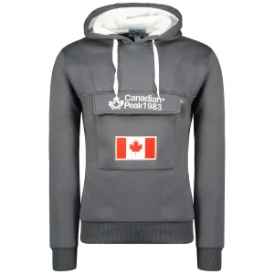 Canadian Peak Gadreak Femme - Sweat Capuche Poignée Molletonnée GRIS FONCE