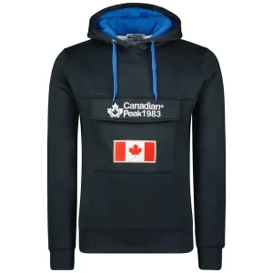 Canadian Peak Gadreak Homme - Sweat Capuche Poignet Molletonné Marine