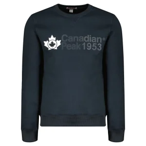 Canadian Peak GANTEAK Homme - Sweat Sans Capuche avec Impression Marine