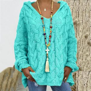 Olivia - Pull doux col roulé femme