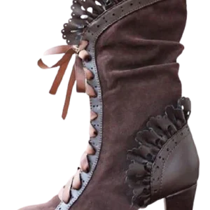 Bottines Style Victorien Vintage