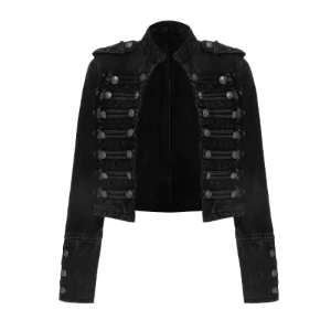 Veste En Jean Officier Femme