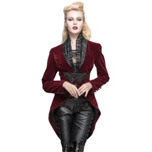 Queue De Pie Veste Gothique Femme