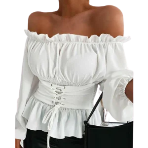 Chemisier Blanc Steampunk