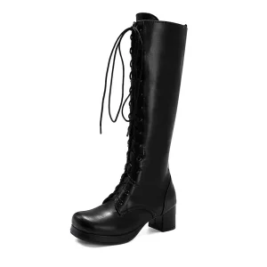 Bottes Haute Cuir Femme