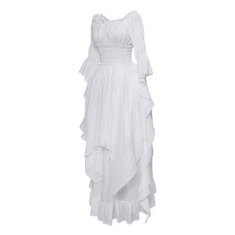 Robe Gothique de Mariée Blanche – Image 6