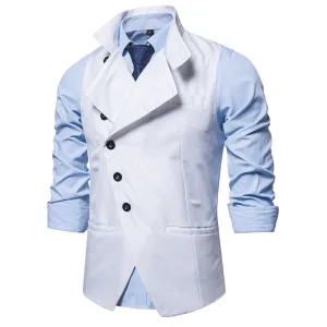 Gilet Croisé Homme Steampunk
