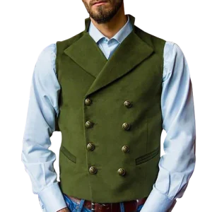 Gilet Steampunk Vert