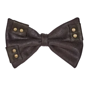 Nœud Papillon Cuir Marron