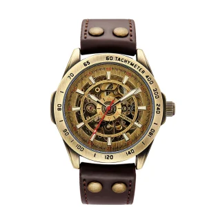 Montre Bracelet Steampunk Auto Squeleton