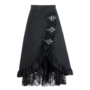 Jupe Noire Longue Steampunk