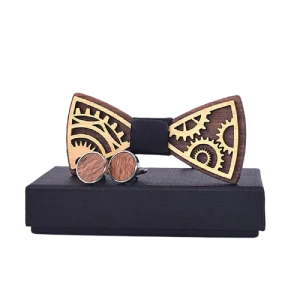 Coffret Nœud Papillon En Bois