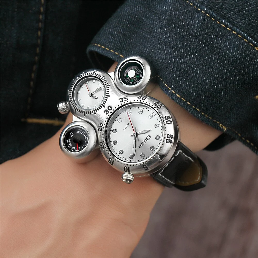 Montre Bracelet Steampunk Globe trotteur – Image 4