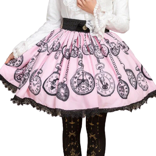 Jupe Steampunk Rose Toquante