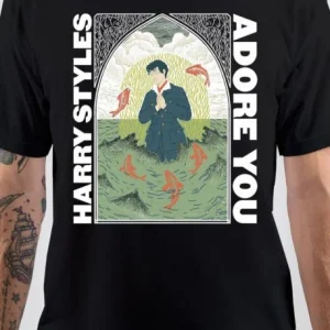 T-shirt gothique harry style homme