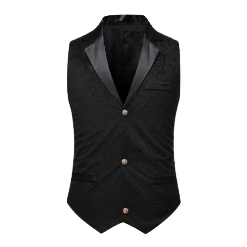 Gilet Steampunk Noir
