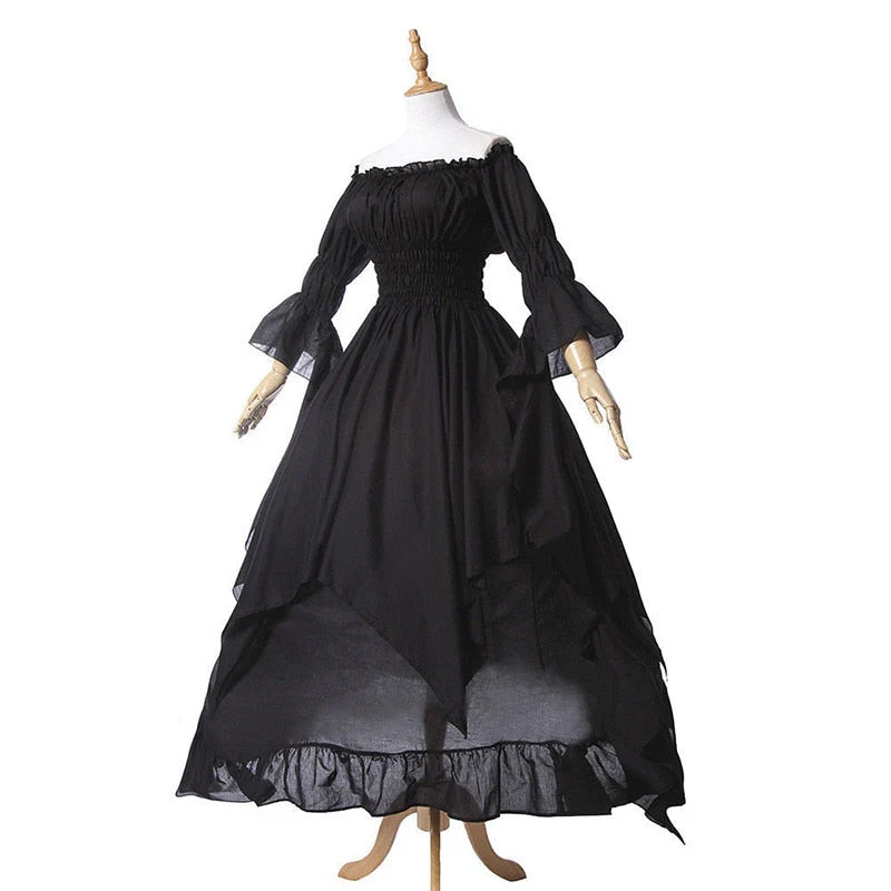 Robe Gothique de Mariée Blanche – Image 5