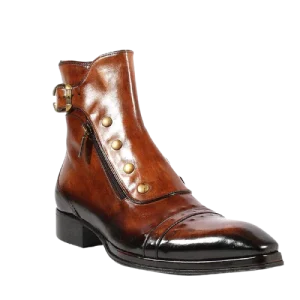Bottine Homme Boucle Et Fermeture