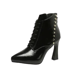 Bottines Victoriennes Cuir