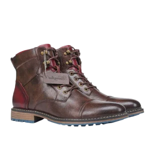 Bottine Lacet Cuir Homme