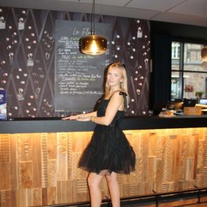 robe courte noire