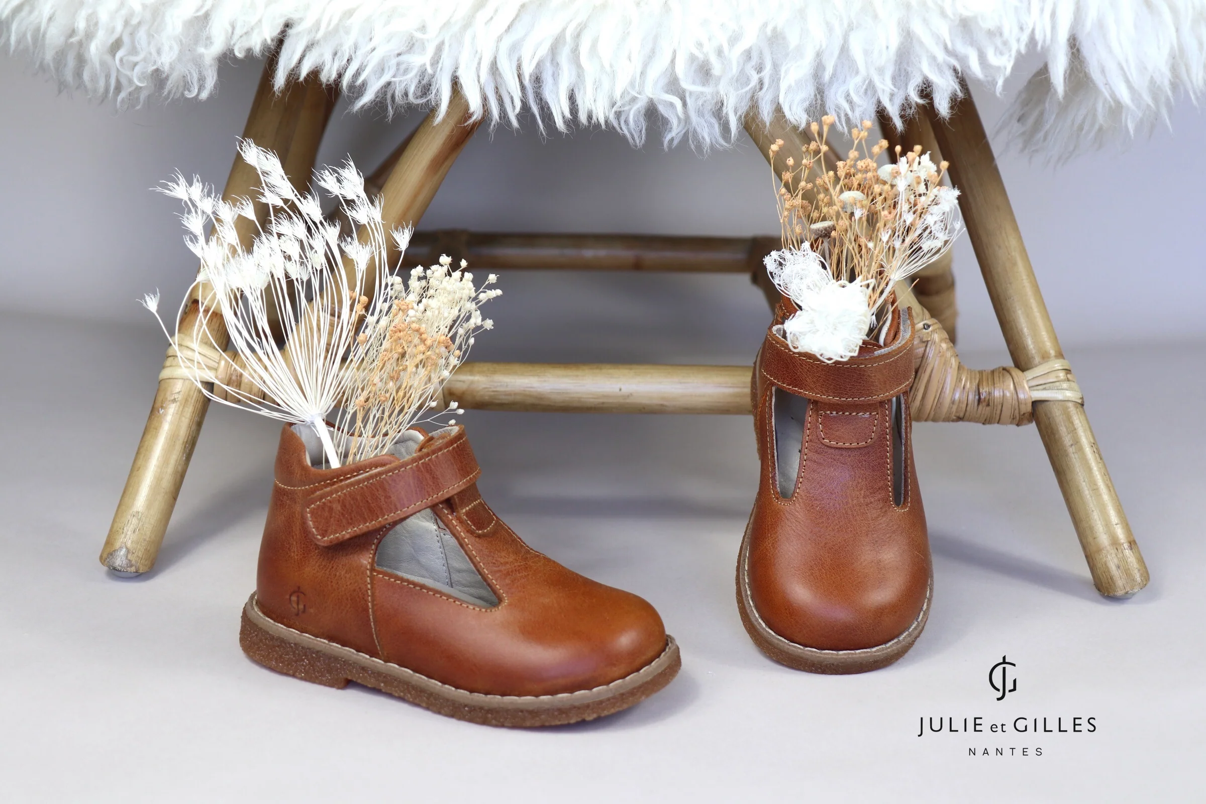 Les Bottines T-bar - Camel – Image 9