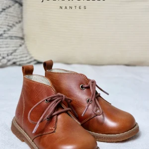 Les Boots à lacets - Camel