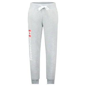 Canadian Peak MACHALEAK Homme - Jogging avec Impression Latérale, Resserage et Poches Gris Clair