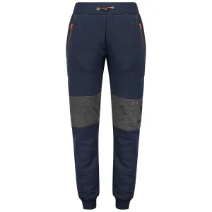 Canadian Peak MANASEAK Homme - Jogging avec Impression Frontale, Resserage et Poches Marine