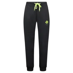 Canadian Peak MARAKA Homme - Jogging avec Coutures Fantaisie, Impressions HD et Poches Zip Noir