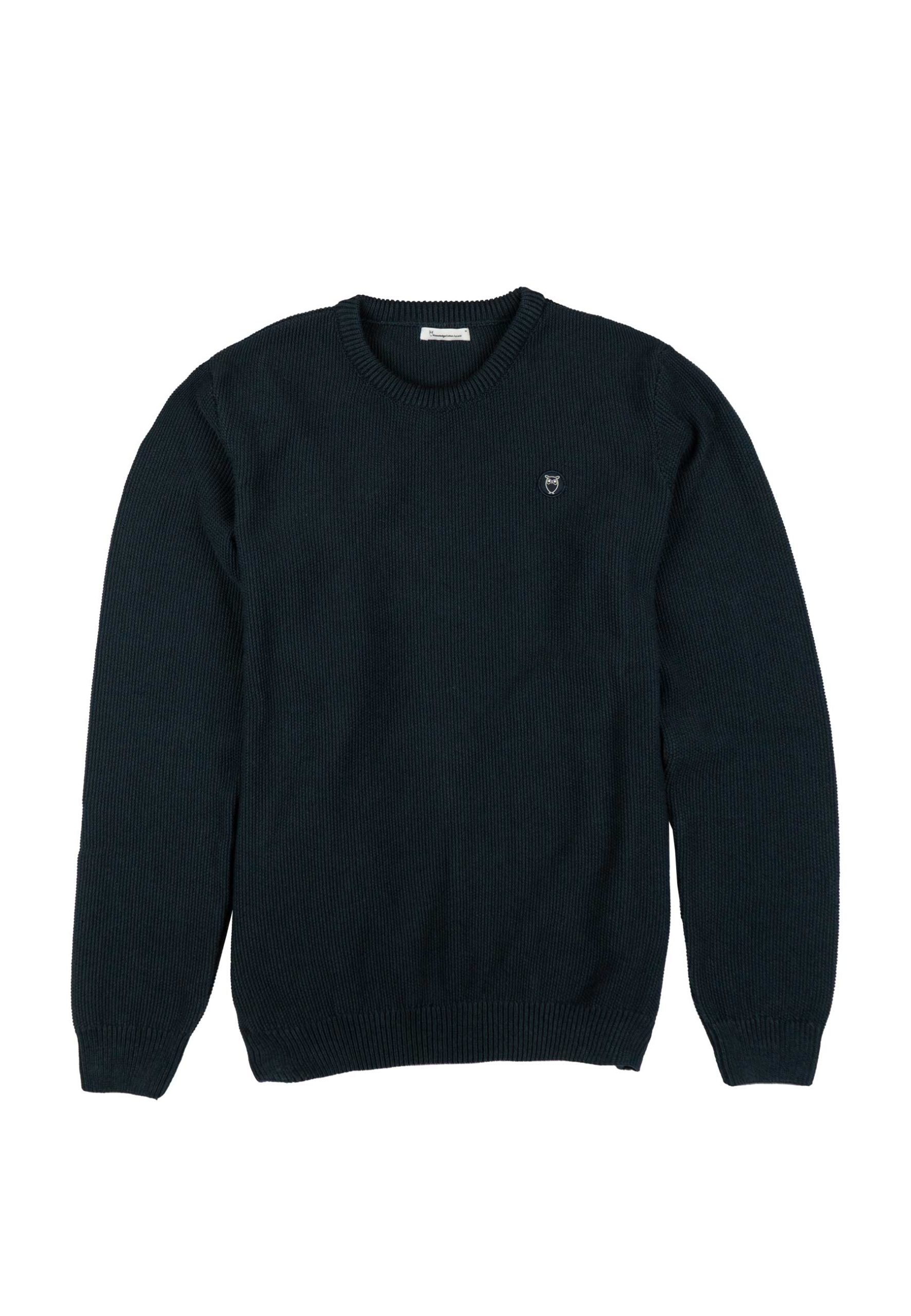 Pull Pique badge knit o-neck - Knowledge Cotton Apparel – Image 2