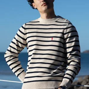 Pull Marin Rayé « Hubert »