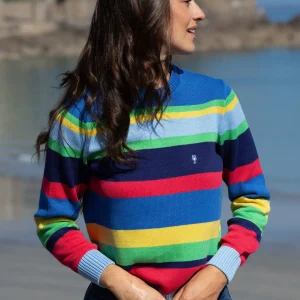 Pull en Coton Rayé « Iris »